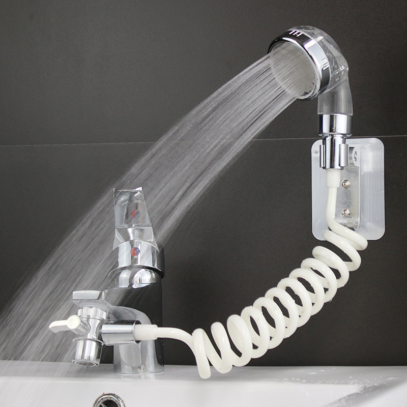 Sink Faucet External Shower Negative Ion Filter Head Washing Fantastic Cap Bathroom Washbasin Extension Shampoo Shower