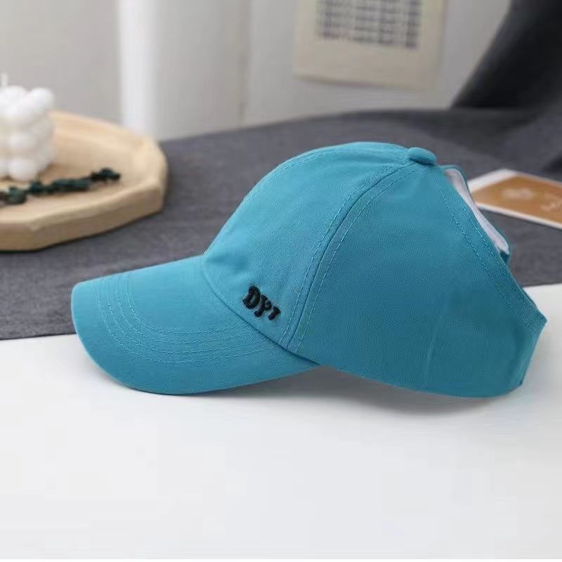 Topless Hat Shopping Trip Summer New Outdoor Big Brim Sun Hat Korean Style Versatile High Ponytail Baseball Cap Wholesale