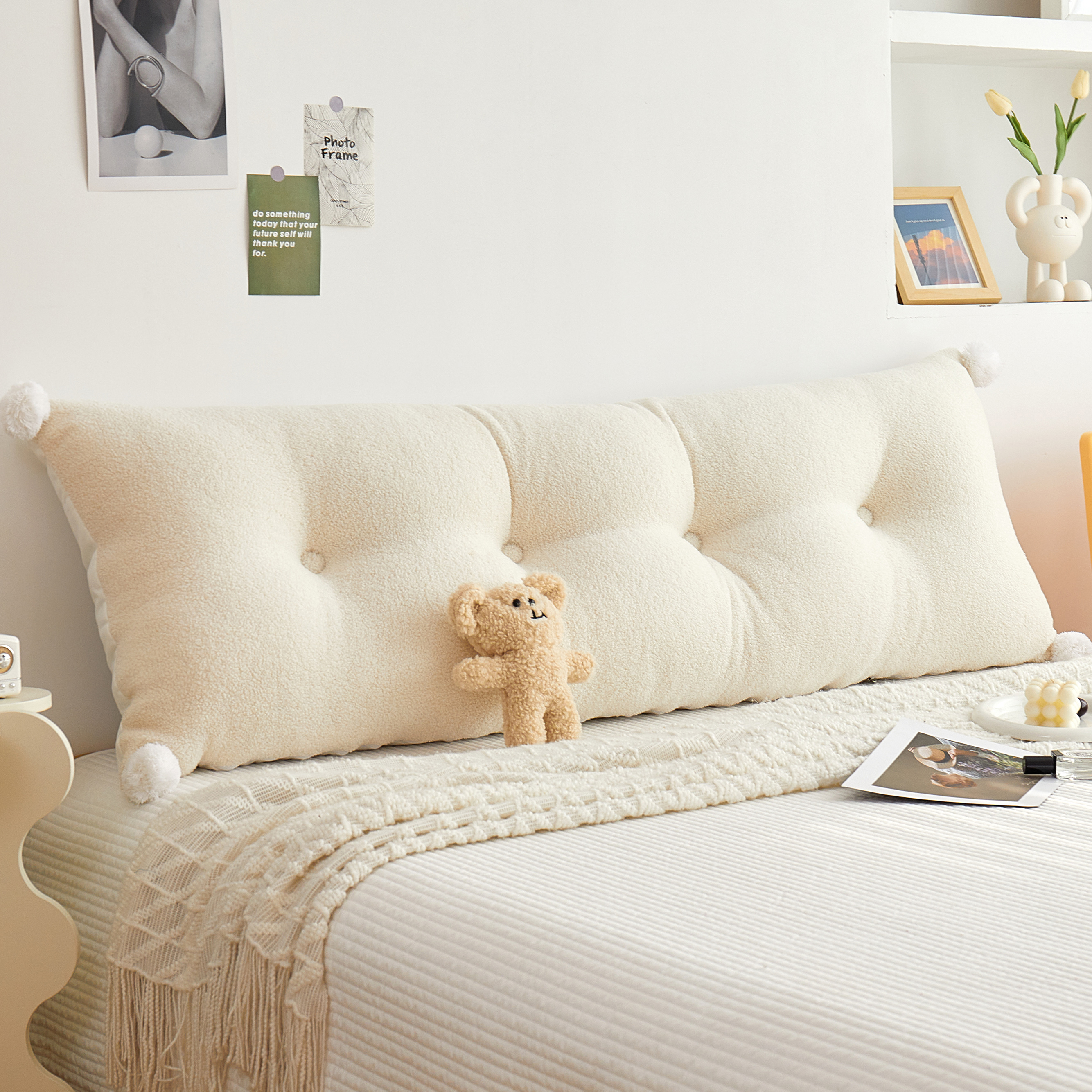 床头软包靠枕护腰靠垫沙发抱枕可拆洗大靠背榻榻米床上儿童看书丝