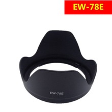 EW-78E莲花型卡口镜头遮光罩 适用7D 15-85 15-85mm 72mm 可反装