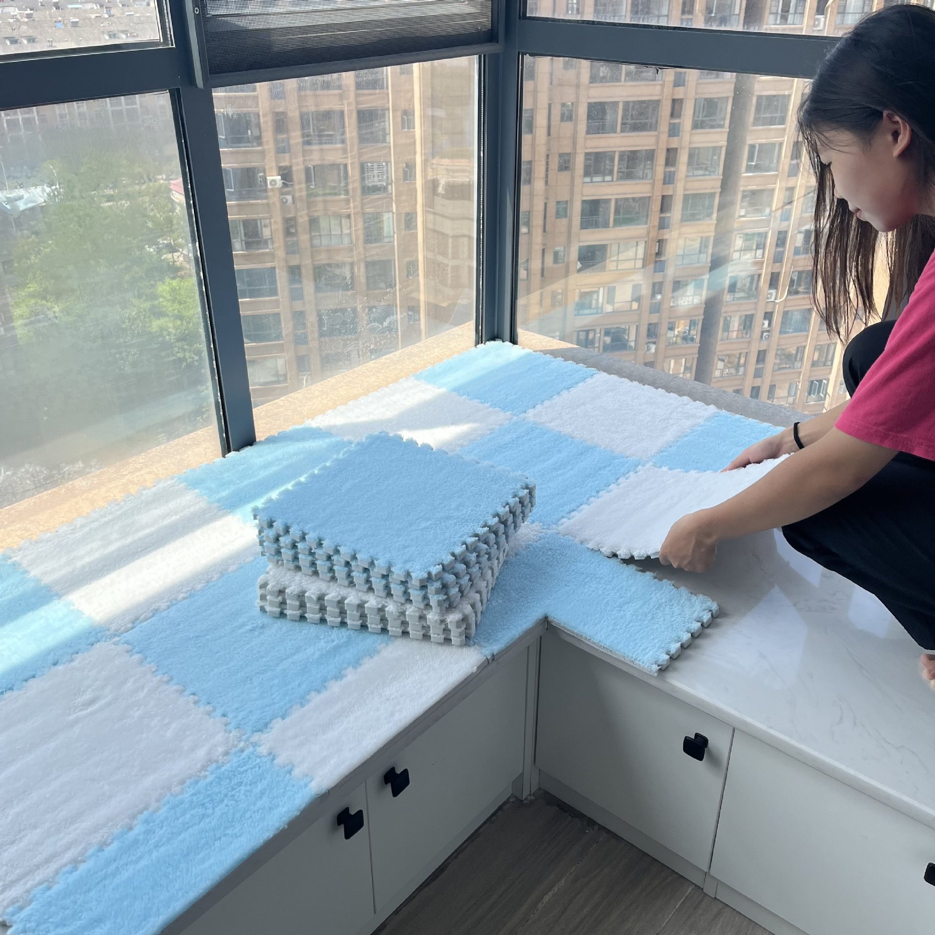 飘窗垫窗台垫2023新款阳台垫子四季通用可裁剪拆洗防滑高级感轻奢