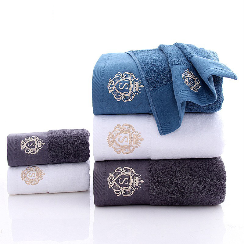 Thickened Extra Large Towel Cotton Hotel Gift Making Embroidery Towel Cotton Wholesale Beauty Salon 16 Spiral Wool