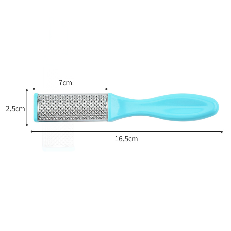 Double-Sided Thickness Foot File Dead Skin Removing Calluses Pedicure Tool Stainless Steel Sole Foot Grinder in Stock Wholesale