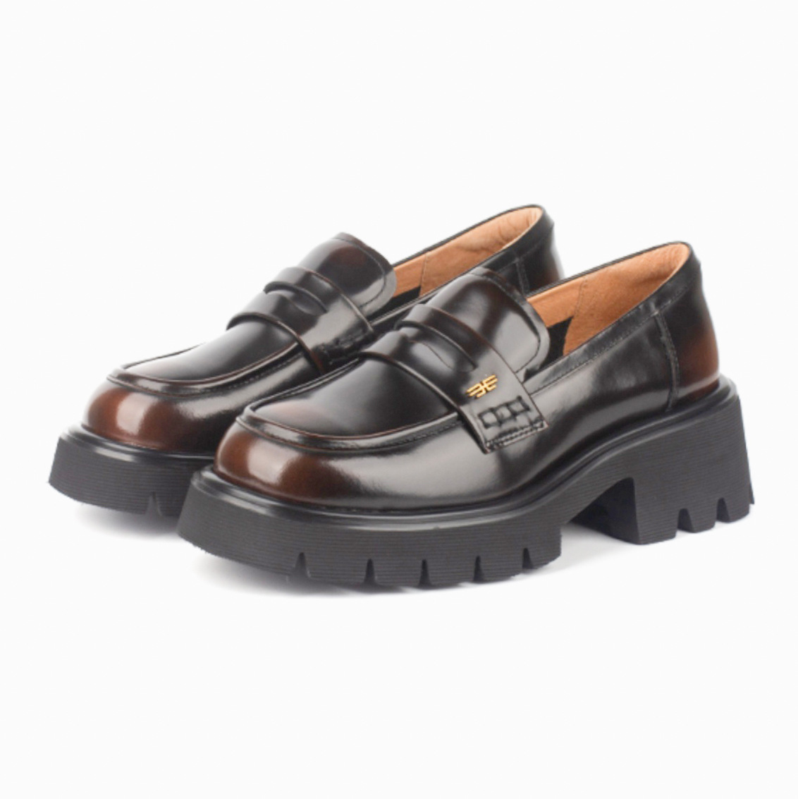 British Style Leather Shoes Women 2024 New Jk Uniform Shoes Pumps Women Slip-on Genuine Leather Platform Loafers