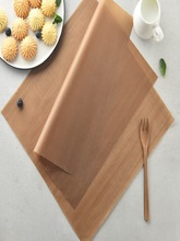 耐高温烘焙油布反复烘焙不粘布耐高温食品垫纸油布烤盘垫布不沾
