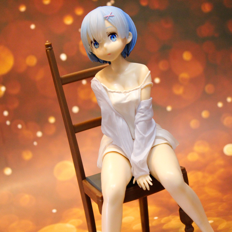 从零开始的异世界生活椅子蕾姆睡衣雷姆坐姿蕾姆车载手办模型