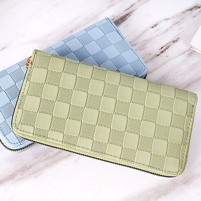 Fashion New Women's Wallet Single-Pull Double-Pull Foreign Trade Custom Cute Multi-Card Wallet Cross-Border Women's Wallet
