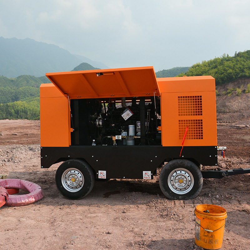 开山螺杆空压机kscy550/13矿山移动柴油动力螺杆机潜孔钻配套气泵