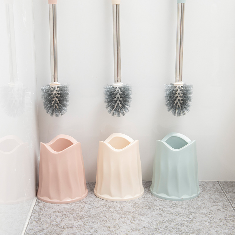 Simple Toilet Brush Brush Suit Seat Brush Toilet Brush Toilet Cleaning Sanitary Brush Nordic Color Supermarket