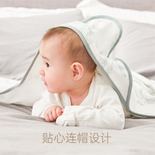 cutelife新生儿抱被春秋夏薄款外出纯棉产房包被四季通用婴儿襁褓