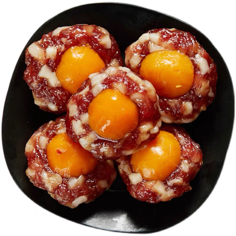 广东特产盏球咸蛋黄腊肉饼香肠腊味咸蛋黄配腊肉约200克-阿里巴巴