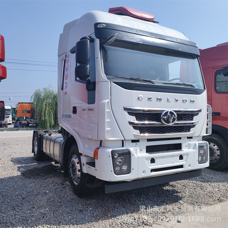 销售二手德龙x5000牵引车头 德龙550马力牵引车 出口后双驱牵引车