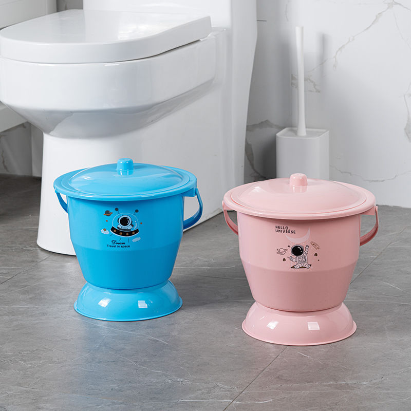 大号儿童痰盂罐尿桶带盖防臭便携车载有盖男女孩宝宝尿盆坐便器家