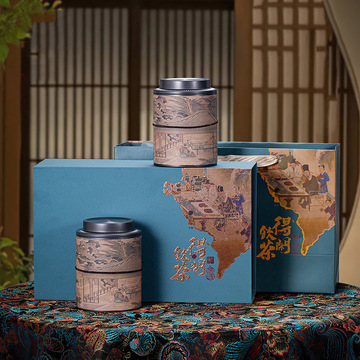 高档茶叶礼盒装空盒创意新年包装盒订制茶叶盒红茶包装礼盒国风