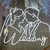 亚马逊跨境爆款派对字母氛围装饰灯婚礼求婚marryme霓虹灯发光字