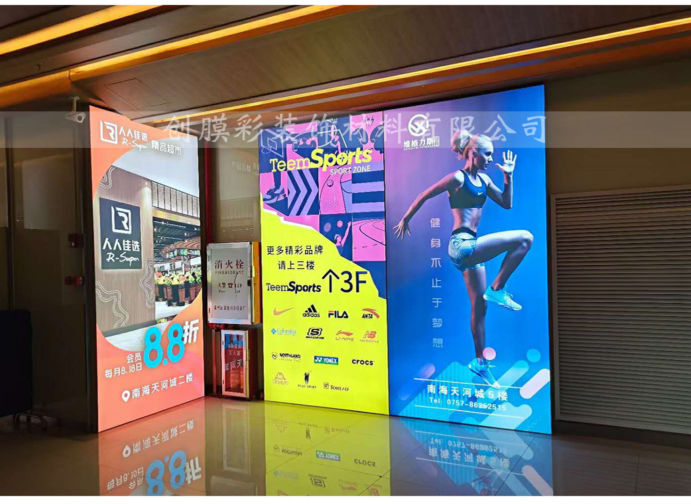 无边框卡布灯箱uv软膜天花吊顶led广告牌户外拉布挂墙式定制