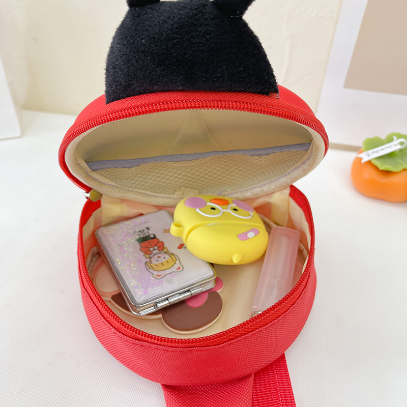 Children's Korean-Style Small Animal Egg Shell Color Matching Chest Bag Boys and Girls Travel Cute Coin Purse Creative Crossbody Backpack Fashion