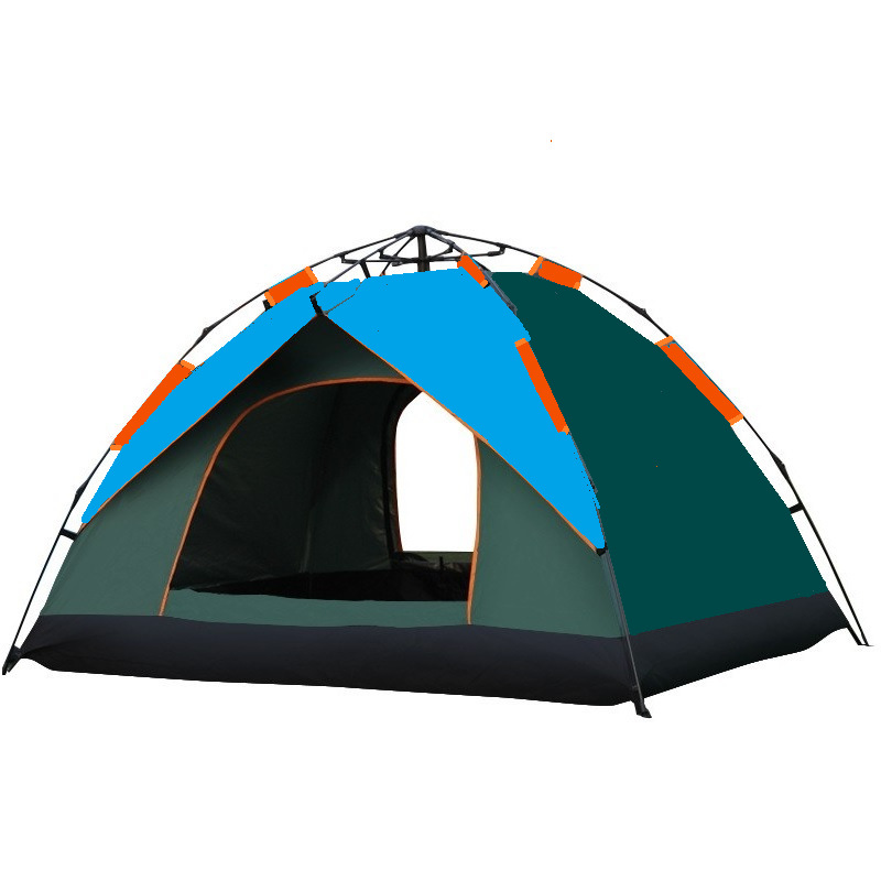 Cloud Mist Automatic Tent Easy-to-Put-up Tent Camping Double Rain-Proof Camping Equipment Fake Double-Layer Tent Factory