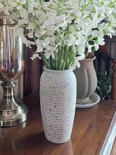 白色简约ins风陶瓷小花瓶插花干花假花客厅居家装饰摆件轻奢