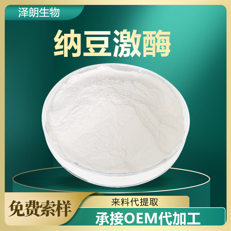 纳豆激酶 20000fu/g 活性纳豆提取物 纳豆粉 枯草杆菌蛋白酶 批发