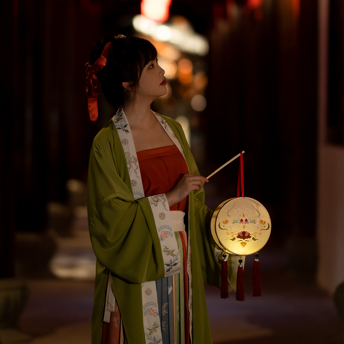 新品元宵灯宫灯 花灯 手提灯笼汉服拍摄道具七夕灯笼成品