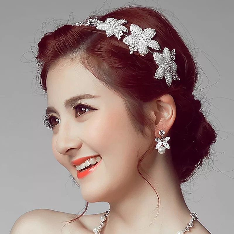 新娘水钻流苏头饰