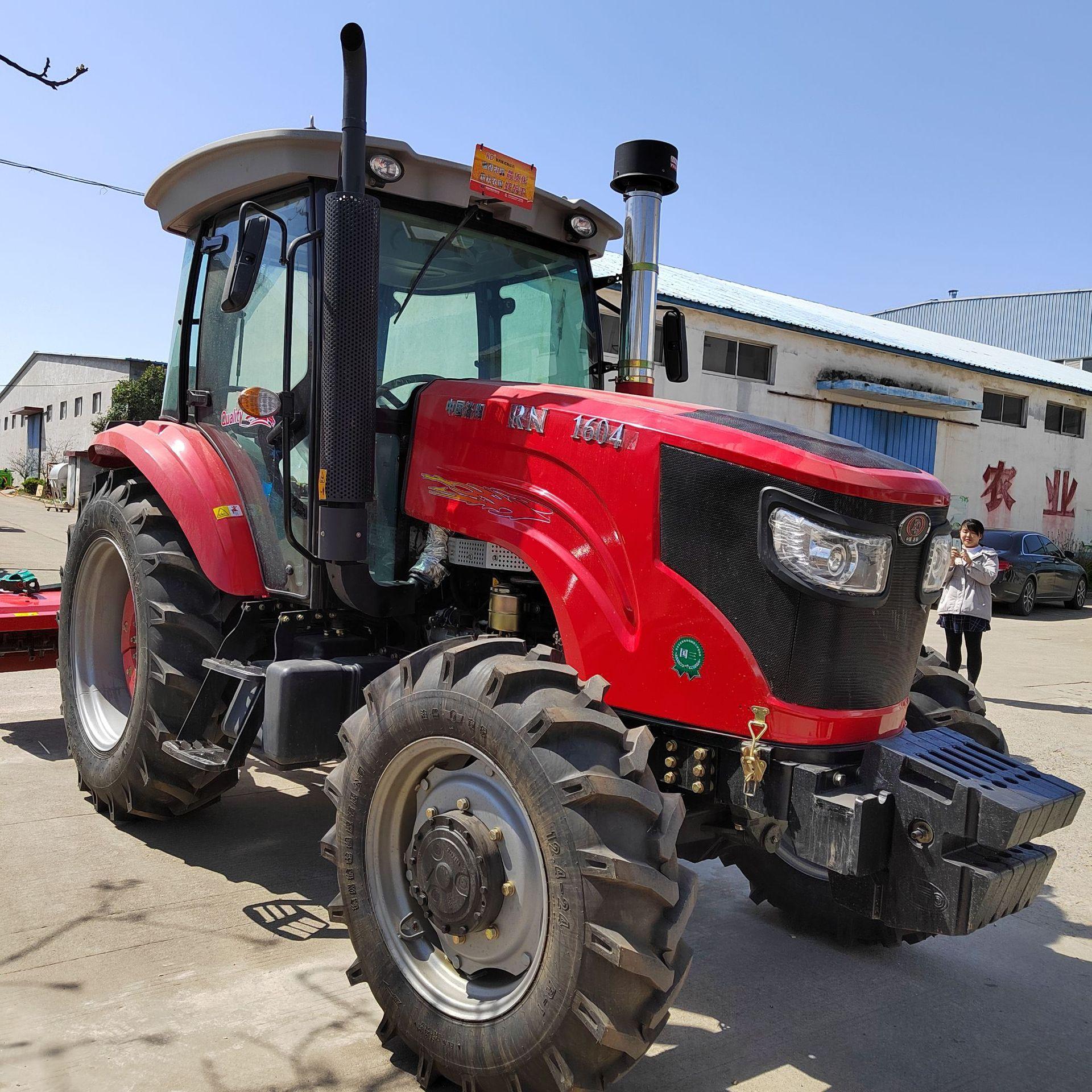 大马力万年红1604四轮拖拉机 常发农装高配704农用四驱旋耕犁地机