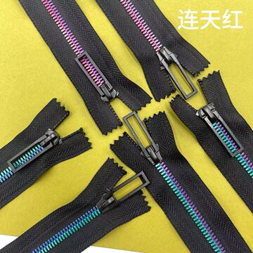 5号金属拉链秋冬大衣双色拉链开尾闭尾外套服装拉链现货批发-阿里巴巴