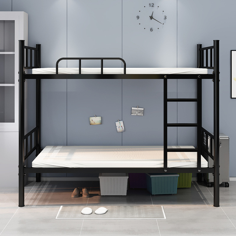 5m学生宿舍双层床高低上下床铁床成人铁艺床