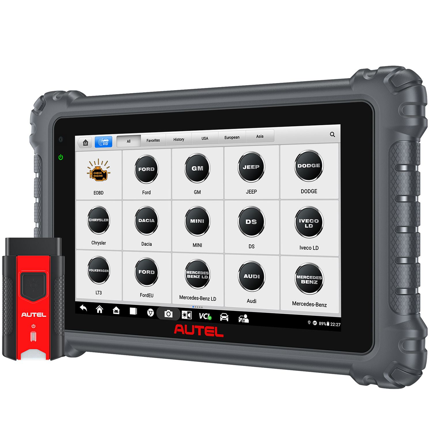 道通autel mk906 pro汽车全系统诊断仪ecu编码示波器检测扫描深圳