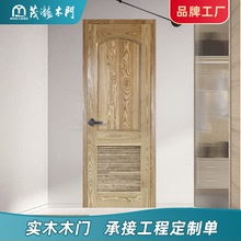 家用室内卫生间百业门木门原木实木复合烤漆门现代简约隔音套装门
