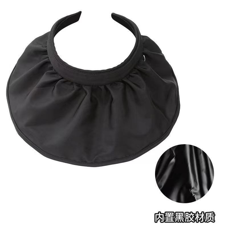 Vinyl Shell-like Bonnet Dual-Use Headband Sun Hat Female Sun Protection UV Air Top Outdoor Net Red Sun Hat Summer