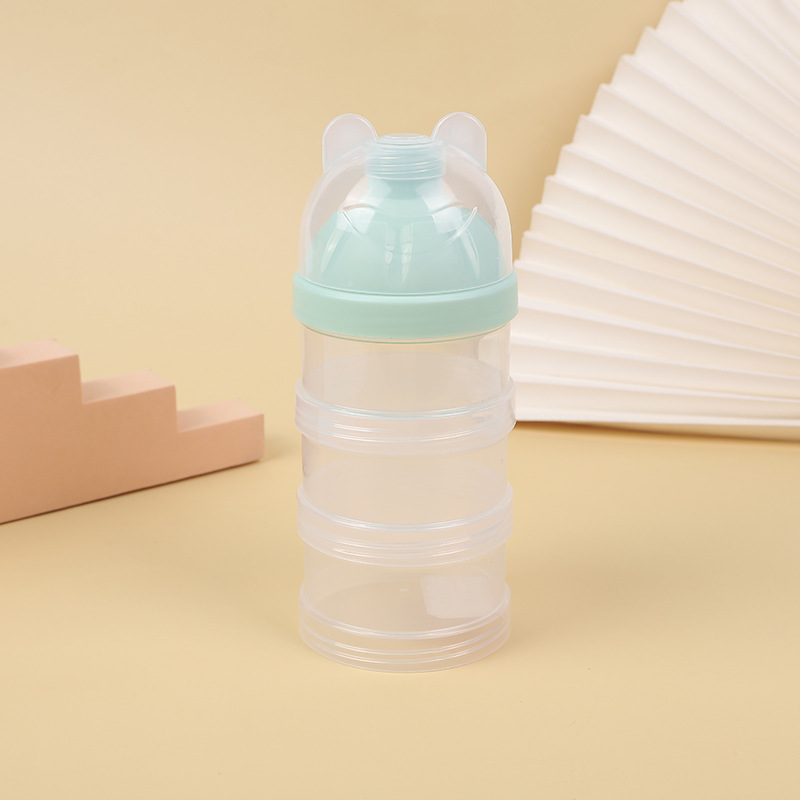 [honey baby] baby milk powder separately packed case milk powder partitioned and portable milk powder box snacks separately packed case