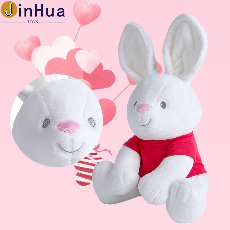 Online Celebrity Toy Rabbit Doll Wholesale Rabbit Year Mascot Doll Children Toy Girl Toy Printed Logo