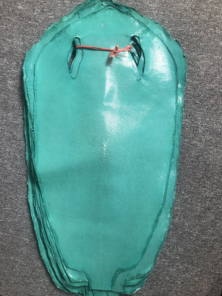 全磨面魔鬼鱼皮料钱包料包包表带手机壳料