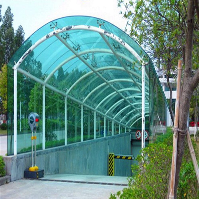 阳光板透明雨棚车棚户外隔热采光中空心聚碳酸酯遮阳婚庆pc耐力板