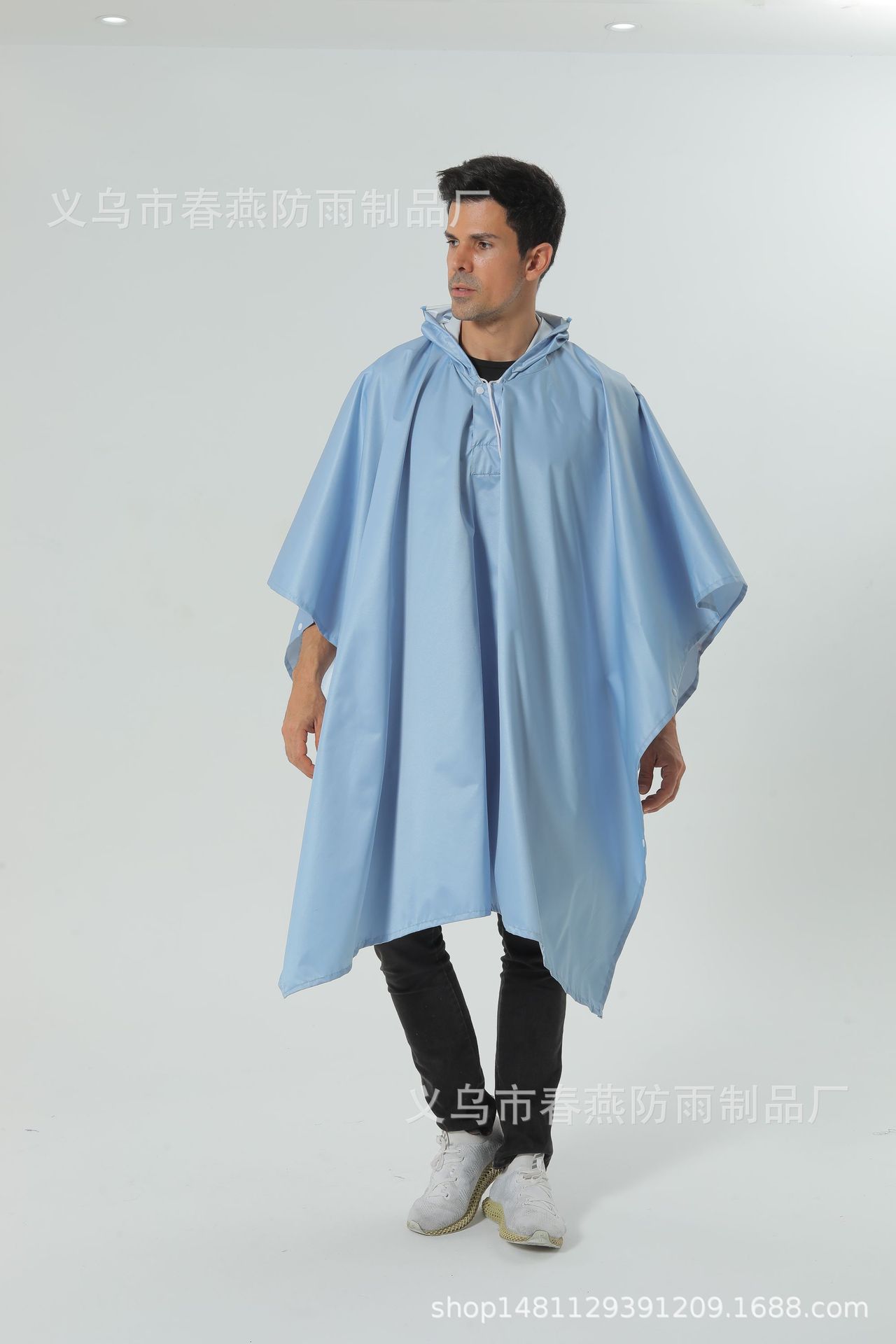 factory direct sales foreign trade popular style morandi bicycle motorcycle outdoor cloak poncho