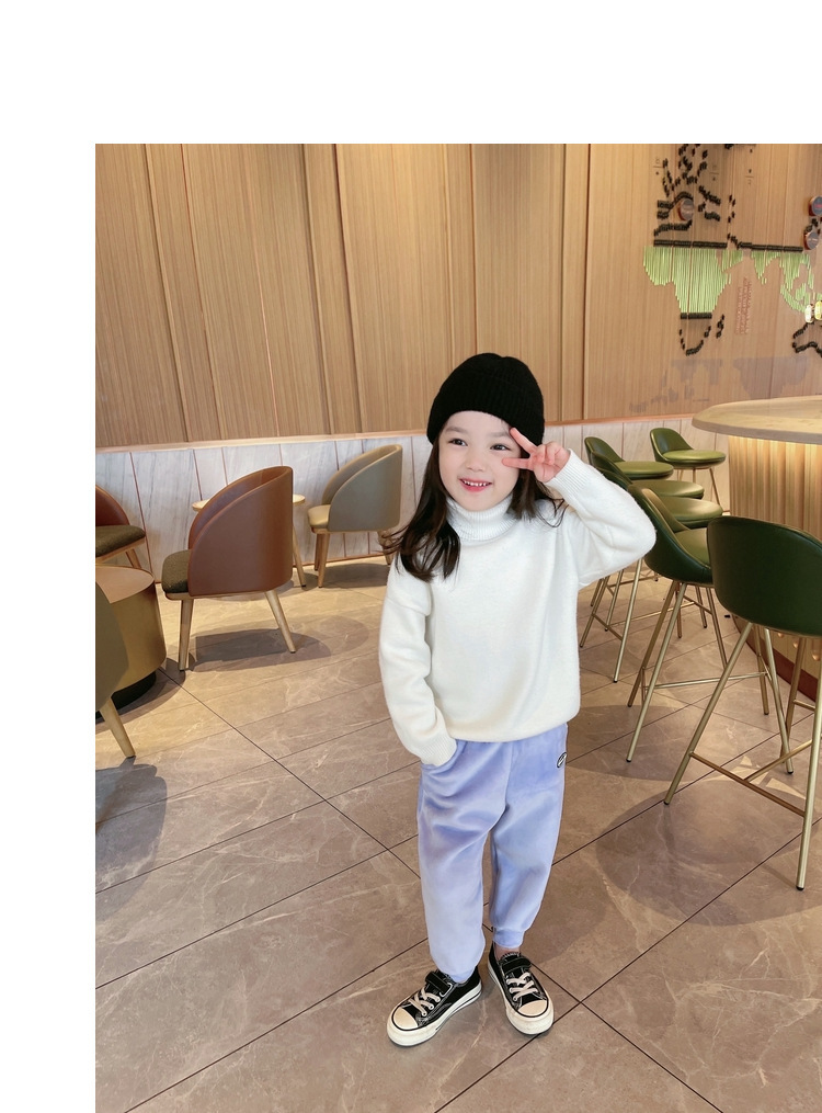 辰辰妈男女童装秋冬裤子双面加绒保暖运动休闲春秋时尚外穿儿童潮