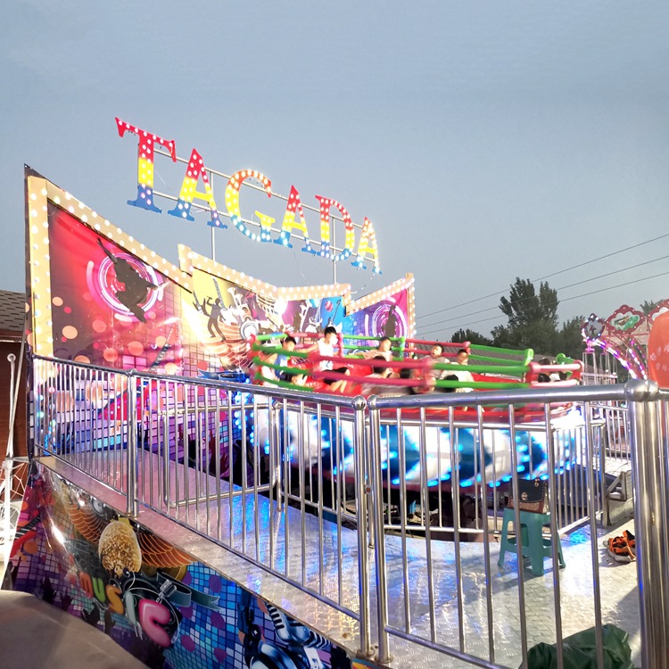 户外游乐场网红疯狂转盘游乐设备公园景区广场迪斯科转盘游乐项目