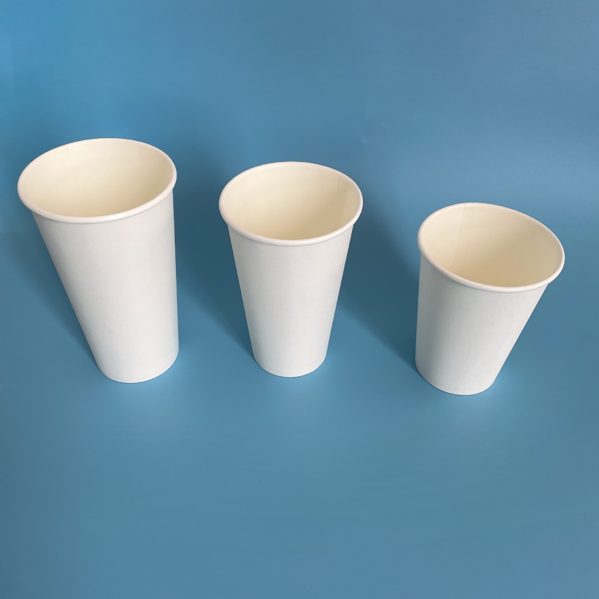 光版单层白纸杯 一次性白纸杯 奶茶咖啡加厚纸杯办公广告饮水纸杯