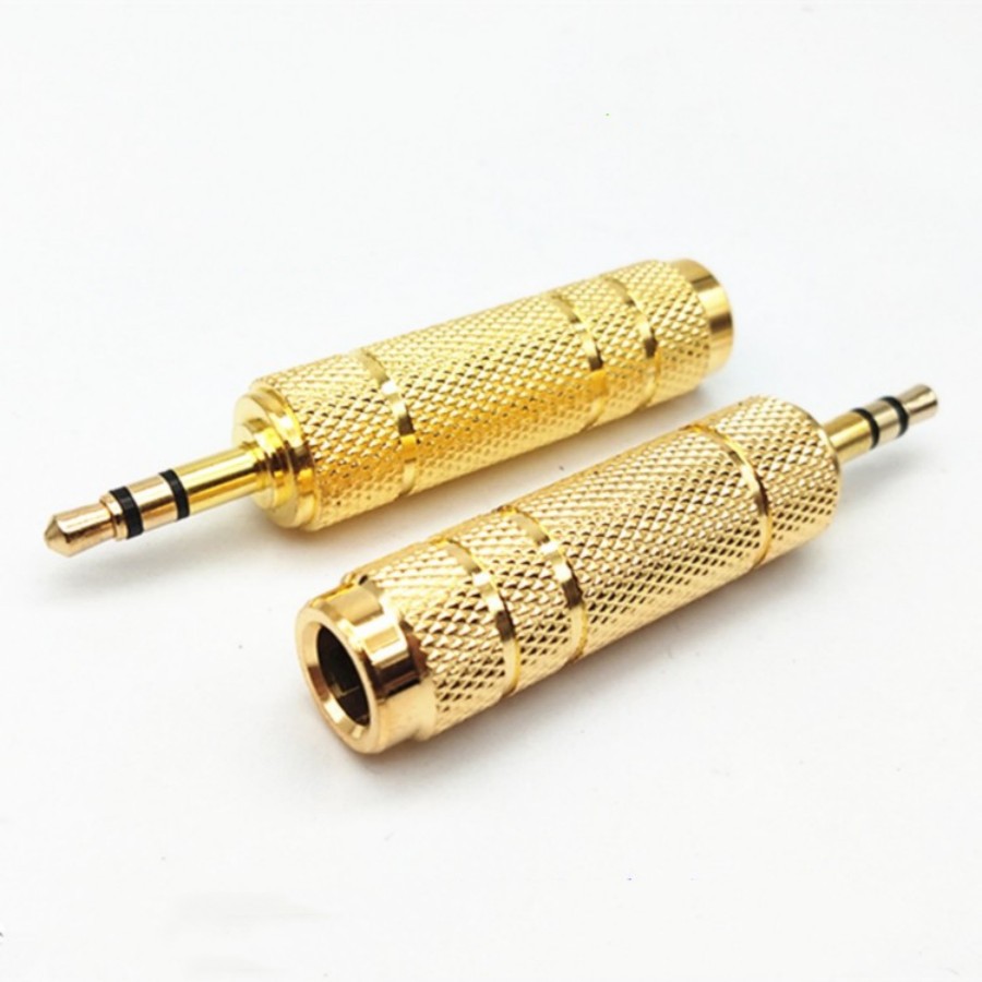 5mm公转6.5母转接口 手机/电脑转接话筒麦克风/音响音箱 转换头