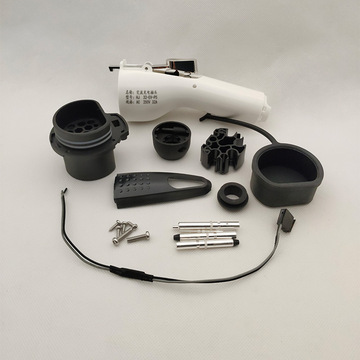 充电桩枪头厂家直供新能源汽车枪头配件国标交流充电桩配件尼龙