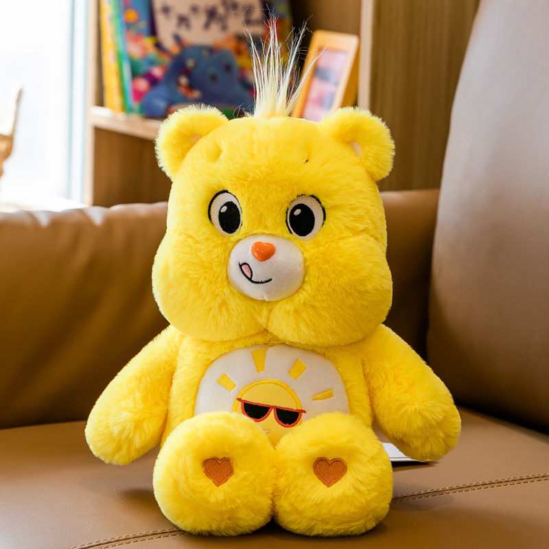 New Rainbow Bear Plush Toy Love Bear Doll Cute Giant Panda Doll Children Gift Comfort Doll Lot