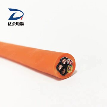 拖链伺服电机专用电缆 拖拽移动次数>500万次 镀锡铜编织网屏蔽