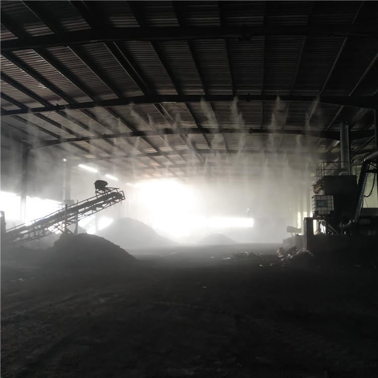 建筑工地围挡围墙喷淋降尘设备 厂房加湿降温除尘喷雾系统-阿里巴巴