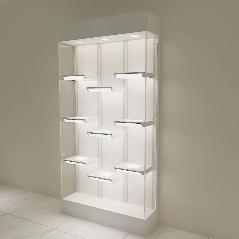 手办展示柜家用靠墙模型收纳展示架奖品摆件动漫乐高玩具亚克力