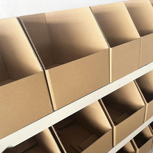 货架纸箱收纳盒专用分类汽车配件电商仓库零件物料库位盒超硬纸盒