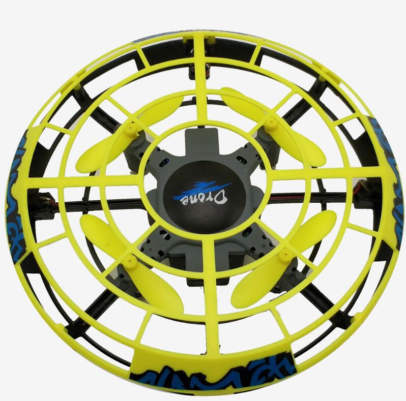 ufo飞行球 儿童无人机防摔 四轴飞行器感应飞球回旋悬浮立煌x40