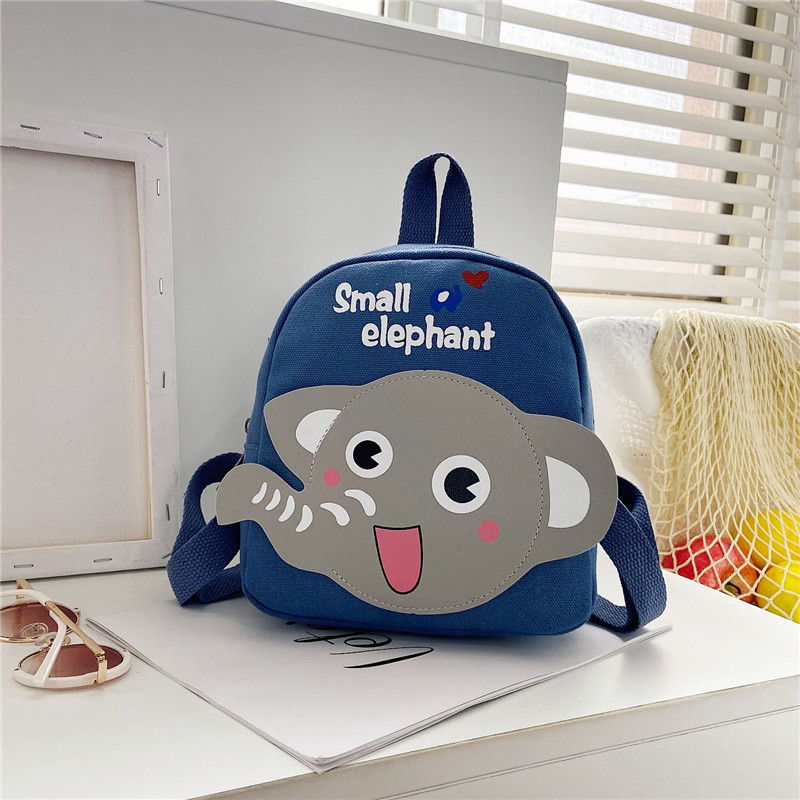 1-5 Years Old Children's Canvas Backpack Student School Bag