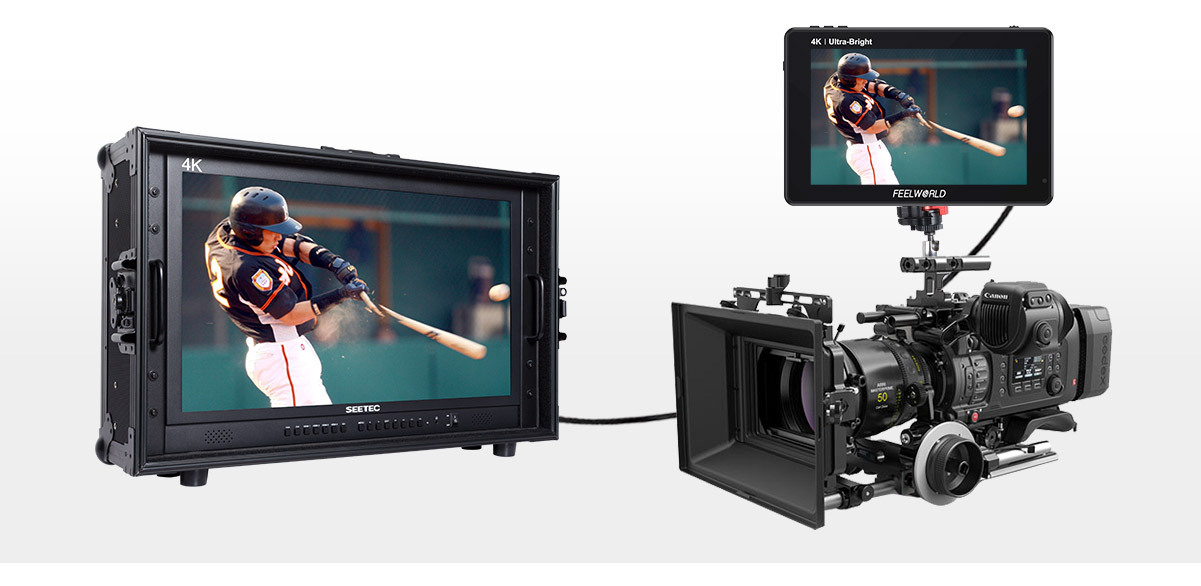 富威德lut7s pro高亮2200nits触控摄影监视器 3d-lut外挂供电套件